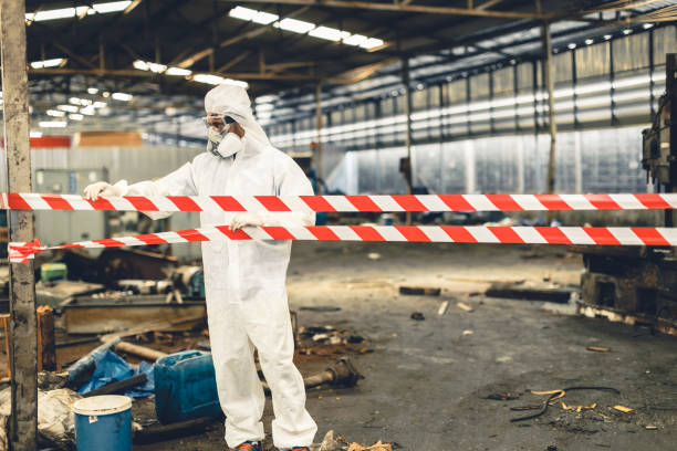 Professional Drug Lab Cleanup technician working in Knoxville, AR
